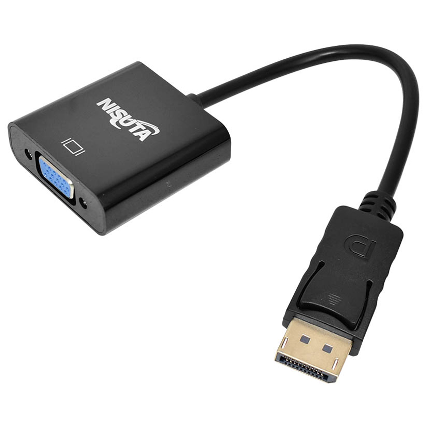 Conversor Display Port a Vga Nisuta Ns-Dpvg2